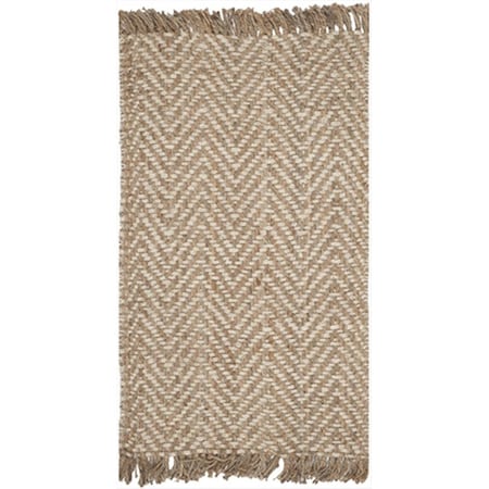 Safavieh 2 ft. 6 in. x 8 ft. Runner Casual Bleach and Natural Fiber Rug NF458A-28
